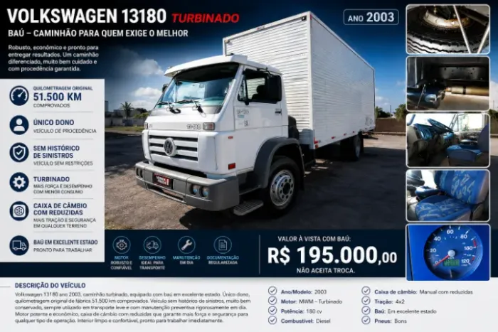VOLKSWAGEM 13180 BAU
