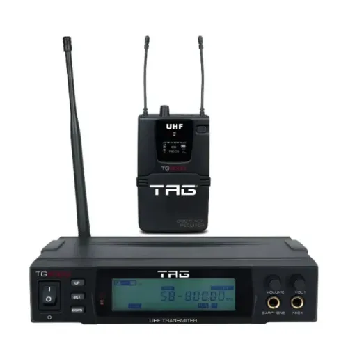 Monitor De Ouvido (ponto) Sem Fio Tag Tg-9000 - Uhf - Tagima Cor Preto