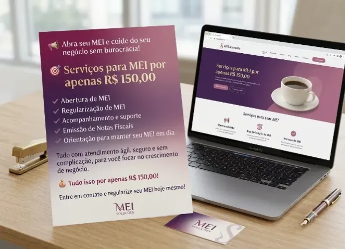 Abra ou Regularize seu MEI por R$ 150,00