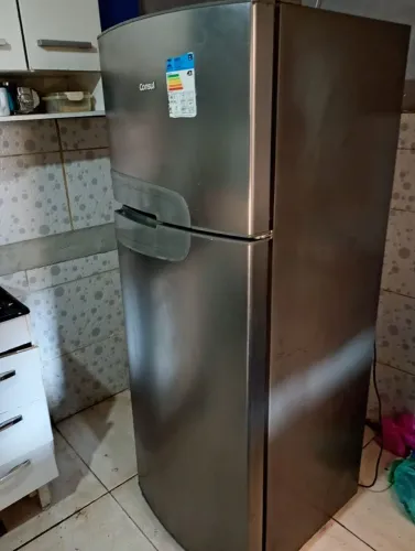 Geladeira inox Consul Frost Free duplex 340L