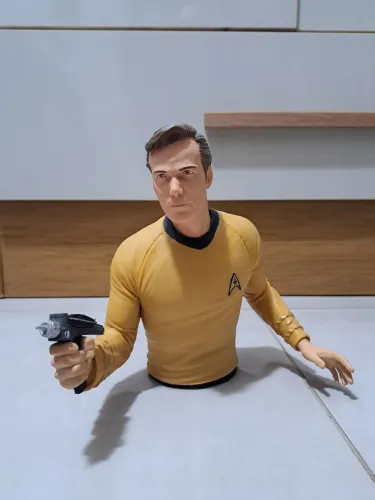 Busto Cofre Capitão Kirk Star Trek Diamond