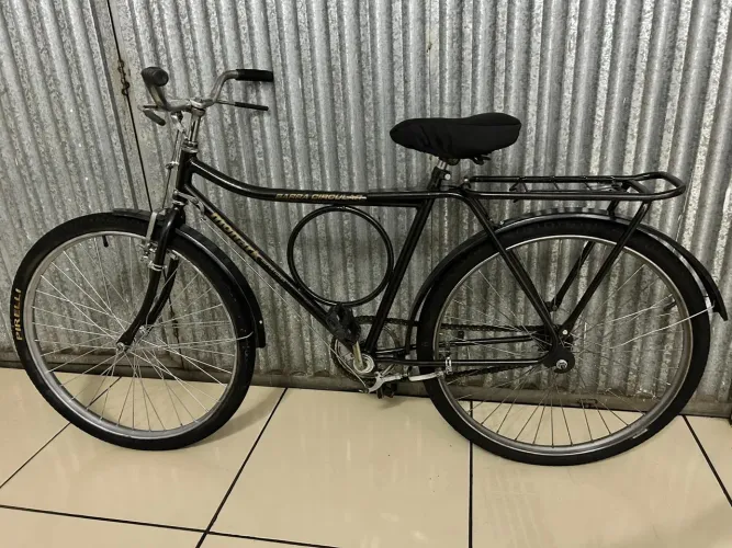 Monark Barra Circular Preta - Bem Conservada (Já é o Menor Valor)