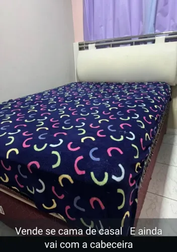 Cama Box Casal Completa + Cabeceira - Colchão Monaco Molas Ensacadas/Visco