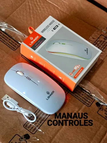 Mouse sem fio branco