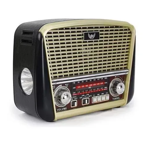 Presente para o Dia dos Pais! Caixa de Som Bluetooth Retrô com Rádio FM/AM