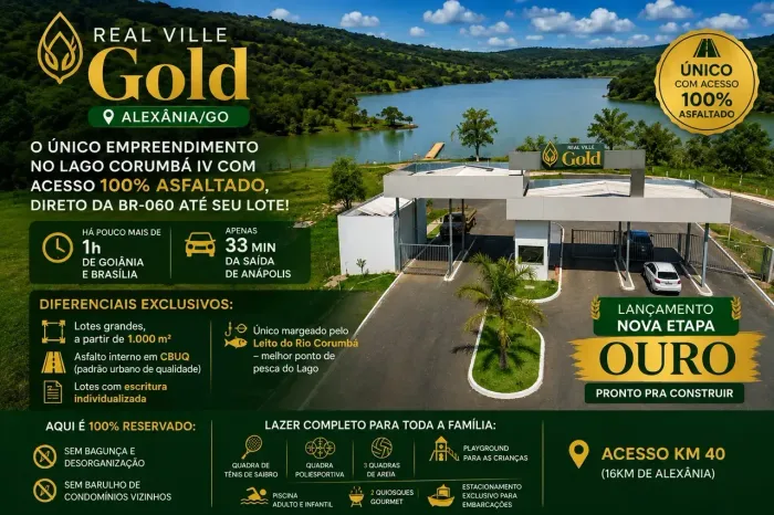) Terreno Com Infraestrutura Corumbá 4 /