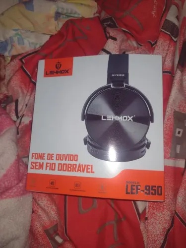 Fone Bluetooth Lehmox LEF-950 Zerao Sem Uso (Aceito Oferta)