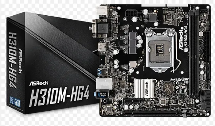 Placa Mãe: ASRock H310M HG4