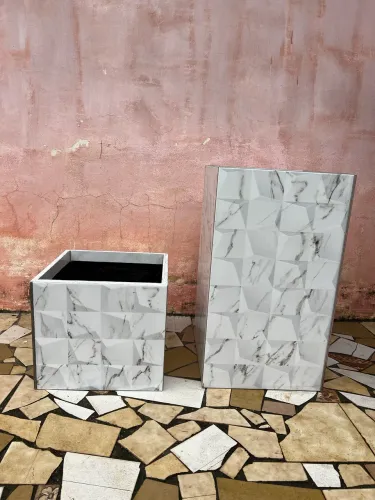 Vaso artesanal de cerâmica
