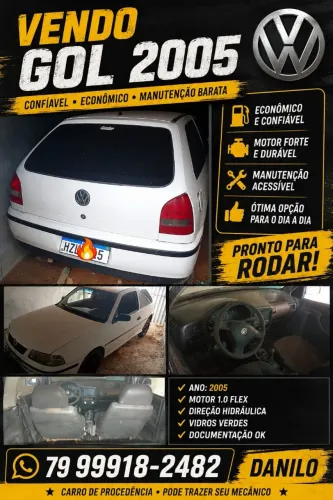 Volkswagen Gol GERAÇÃO III CITY 1.0 MI 8V GASOLINA MEC. 2P 2005