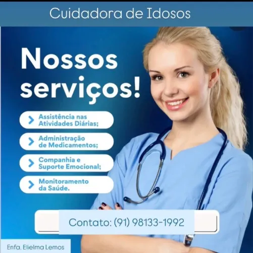 Cuidadora de idosos/ acompanhante hospitalar