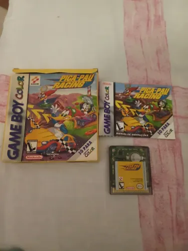 Pica pau racing jogo game boy color gradiente