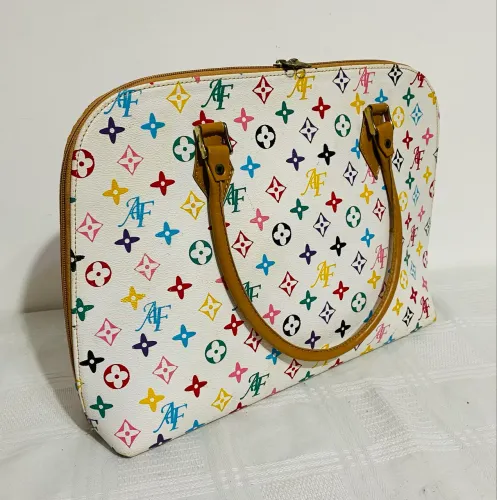 Bolsa De Mão Arte Final Colorida Vintage Anos 2000