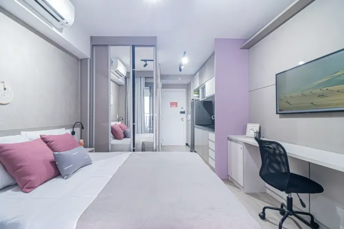 Apartamento a Venda Mobiliado na Vila Madalena Sofisticação e Praticidade em 30m²