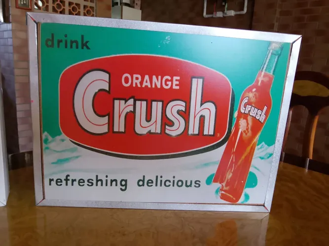 Placa Luminosa Crush  Decoração. Retrô