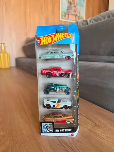 Hot Wheels Hot Rods 5 Pack - Hudson Hornet - Chevy - Max Steel - Hirohata - Muscle Blown
