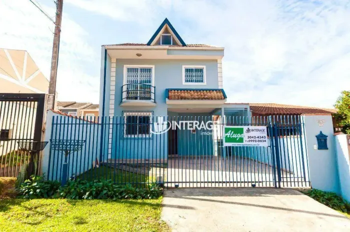 Sobrado com 3 quartos para alugar, 129 m² por R$ 4.032/mês - Santa Felicidade - Curitiba/P