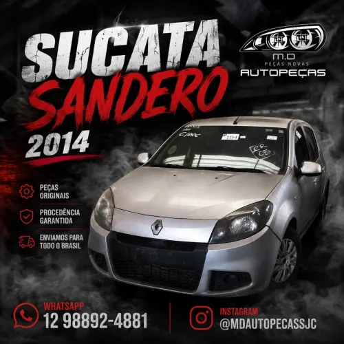 SUCATA SANDERO 2014 1.0 16v