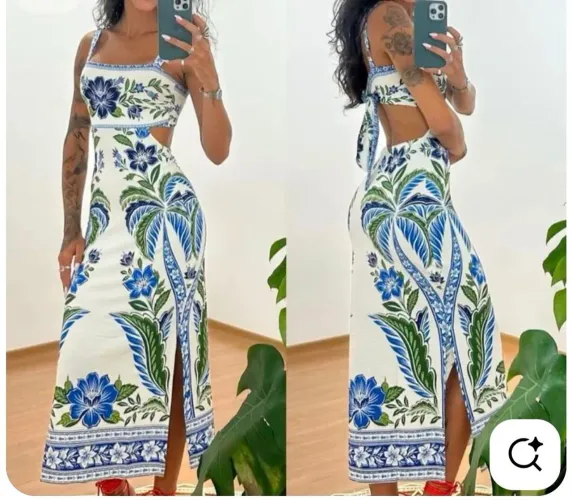 Vestido inspiração FARM.