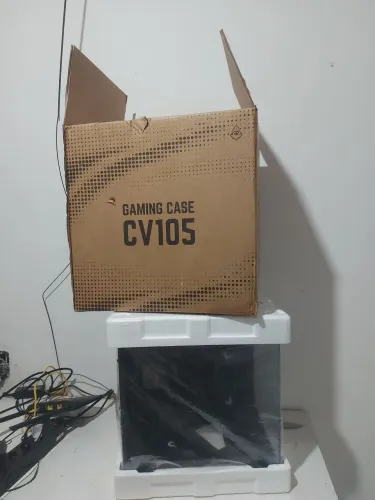 Gabinete Gamer Aquario CV105 + 7 Fans Rise Mode Sem RGB