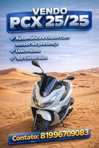 HONDA PCX 160 2025/2025 AUTOMÁTICA