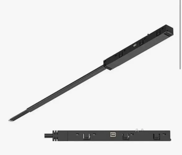 Conector Skaly Dupla Seção Fonte 35cm Preto Nordecor 6758