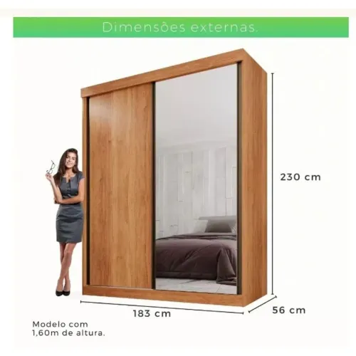 Guarda roupa na Mega promoção