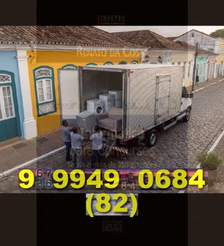 Frete na cidade: Centro, Tabuleiro, Gruta de Lourdes! Peça já seu orçamento!