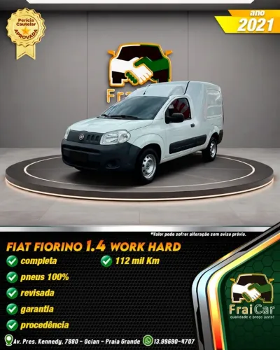 Fiat Fiorino Furgão Work. Hard 1.4 Flex 8V 2P 2021