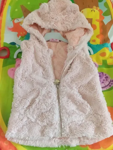 Colete peluciado hello kitty