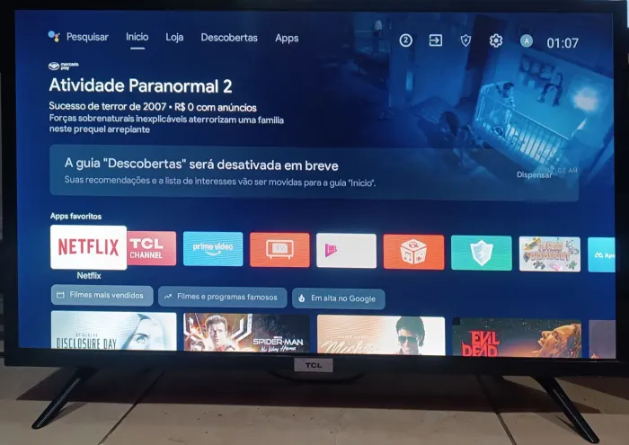 TV SMART TCL 32 ANDROID