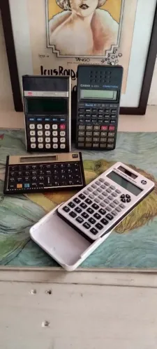 Lote Calculadoras HP 12c + HP 10s + Casio + Sharp (No Estado)