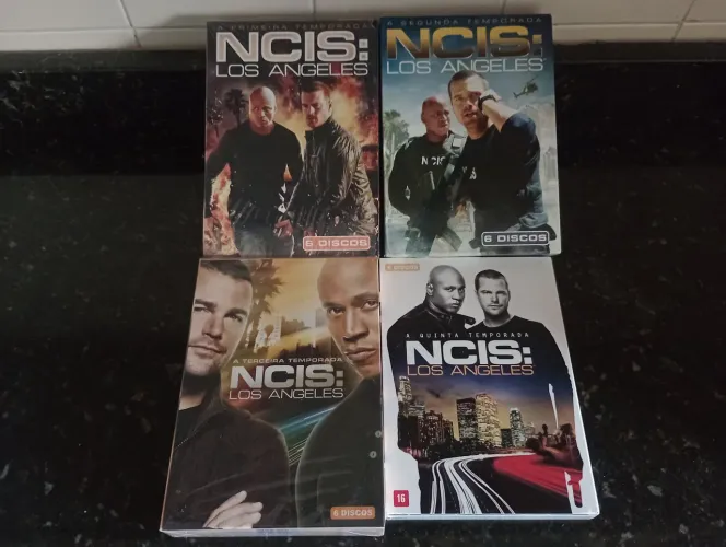 NCIS: Los Angeles - 1 a 3 e 5 Temporada em dvd (usado)