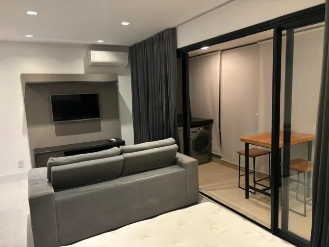 Apartamento para locação em Campo Belo com 1 quarto, sendo 1 suíte, 37m²
