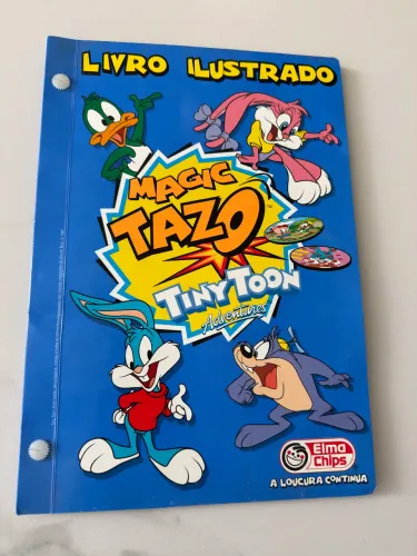 Album de colecionador com Coleção Tiny Toon anos 90