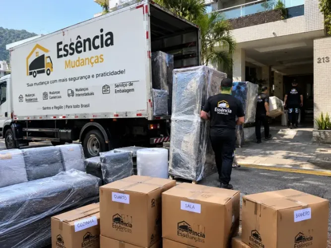 MUDANÇAS E SERVIÇO DE EMBALAGEM EM SANTOS