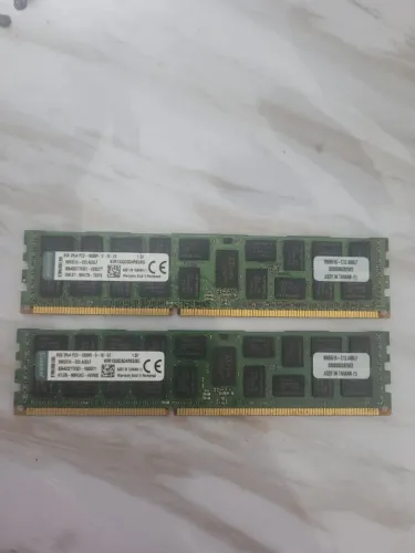 Memoria 16gb ddr3 pc 2x8gb 10600r kingston para servidor so 295 100% garantia