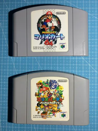 Mario kart e Mario party n64