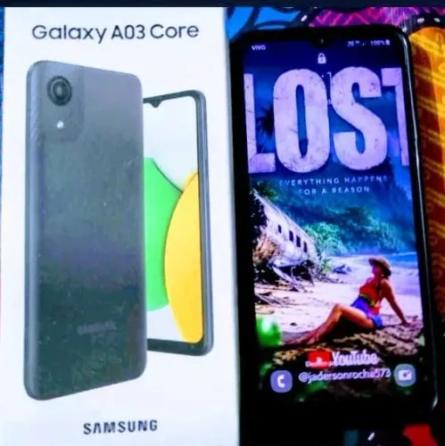 Smartphone Samsung Galaxy A03 Core.