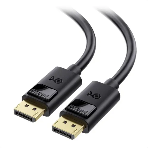 Cabo DisplayPort para DisplayPort 1,5 m, suporta até 4K cabo de monitor de computador m