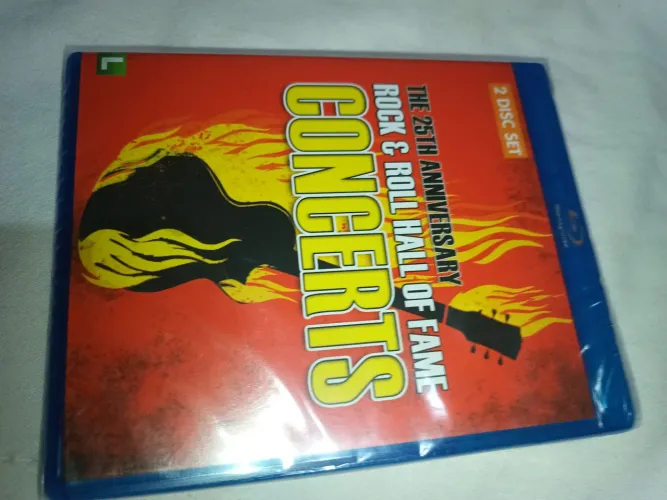 Blu-ray Disc Rock e Roll Hall of Game Concertos The 25th Aniversário duplo