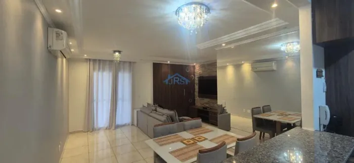 Apartamento mobiliado, fica tudo. 80 m², 2 quartos, 2 vagas.