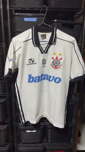 Camisa Corinthians Topper Batavo Branca Original da época