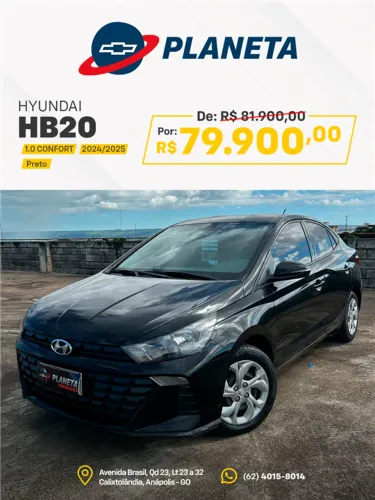 Hyundai HB20S Comfort Plus 1.0 Flex 12V Mec. 2025