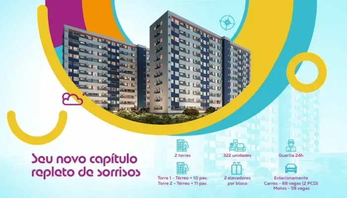 Apartamento para venda tem 34 metros quadrados com 2 quartos em Jiquiá - Recife - PE