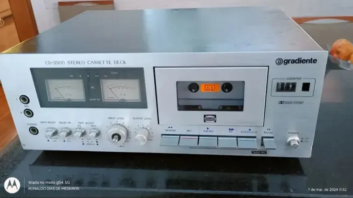 Tape cd3500 gradiente falta 1 kinob)