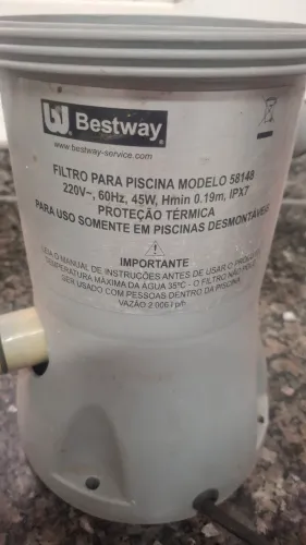 Filtro bestwey visão 2006 l/h usado 150 reais