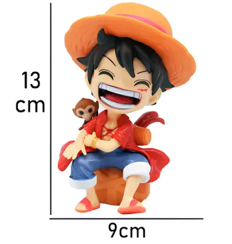 FIGURA DE IMAGEM DO ONE PIECE (BONECO) - LUFFY, ZORO E SANJI