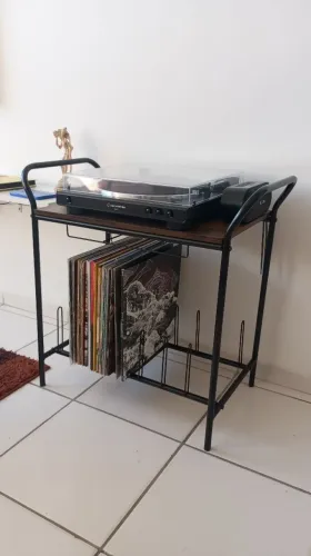Móvel de suporte para vitrola/toca discos