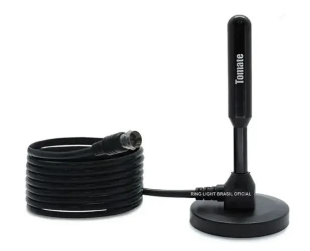 Antena Tomate Original mod. MTA 3005 cabo 3m Digital Magnética freq. UHF uso int. ext.